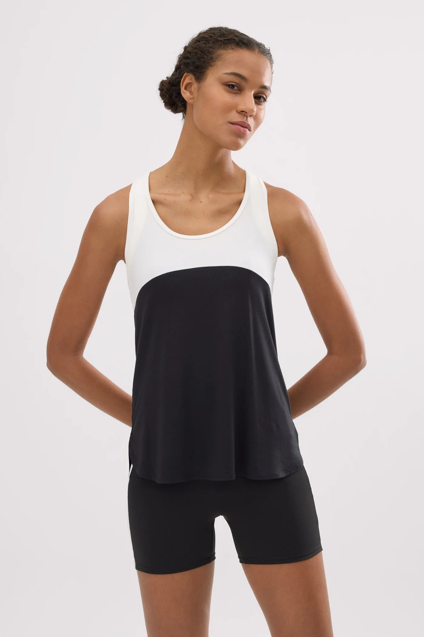 Camiseta deportiva tirantes nadadora