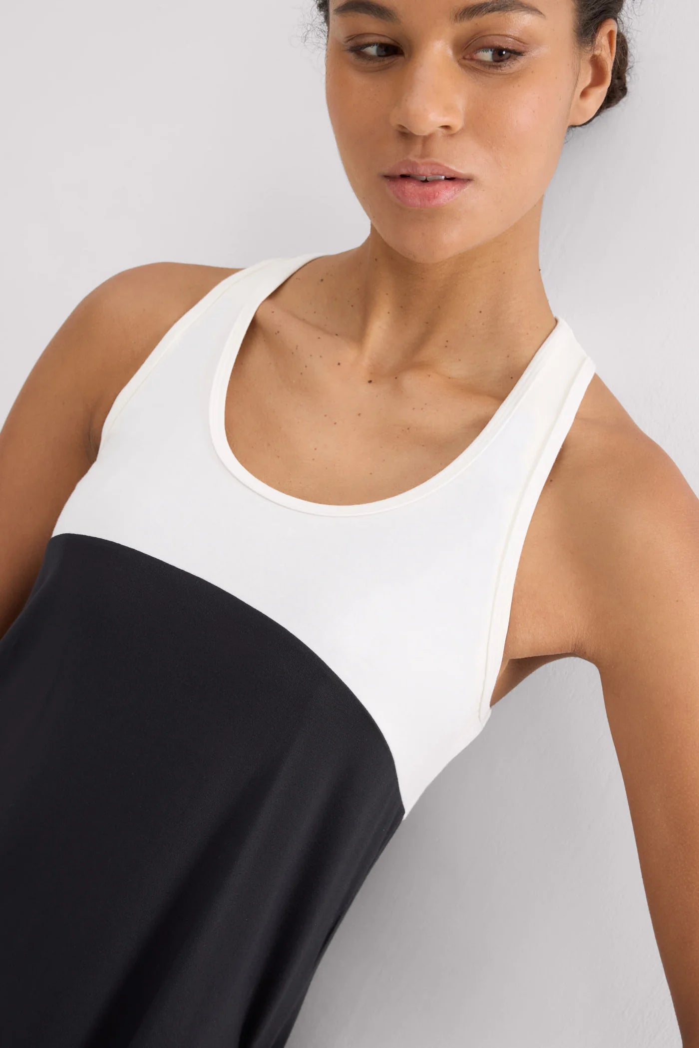 Camiseta deportiva tirantes nadadora