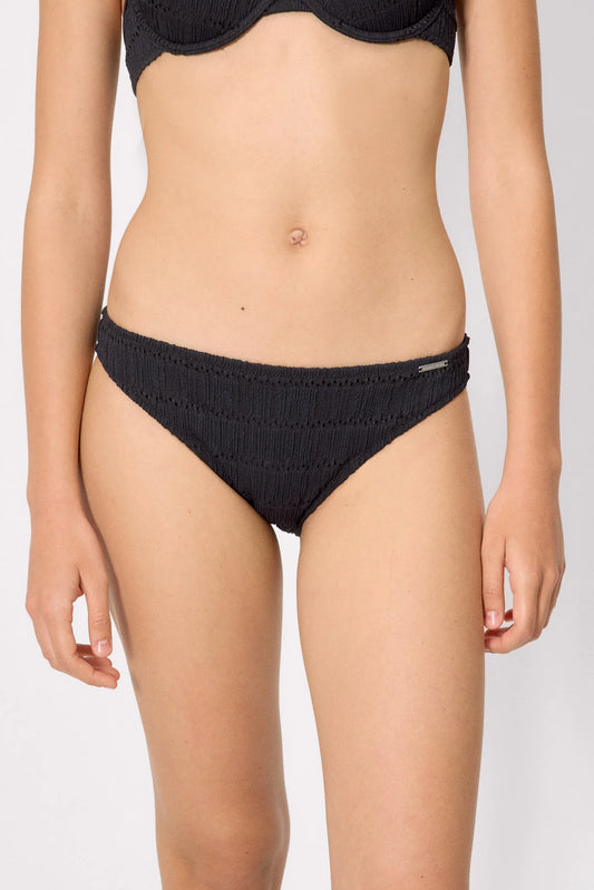 Braga bikini textura negro