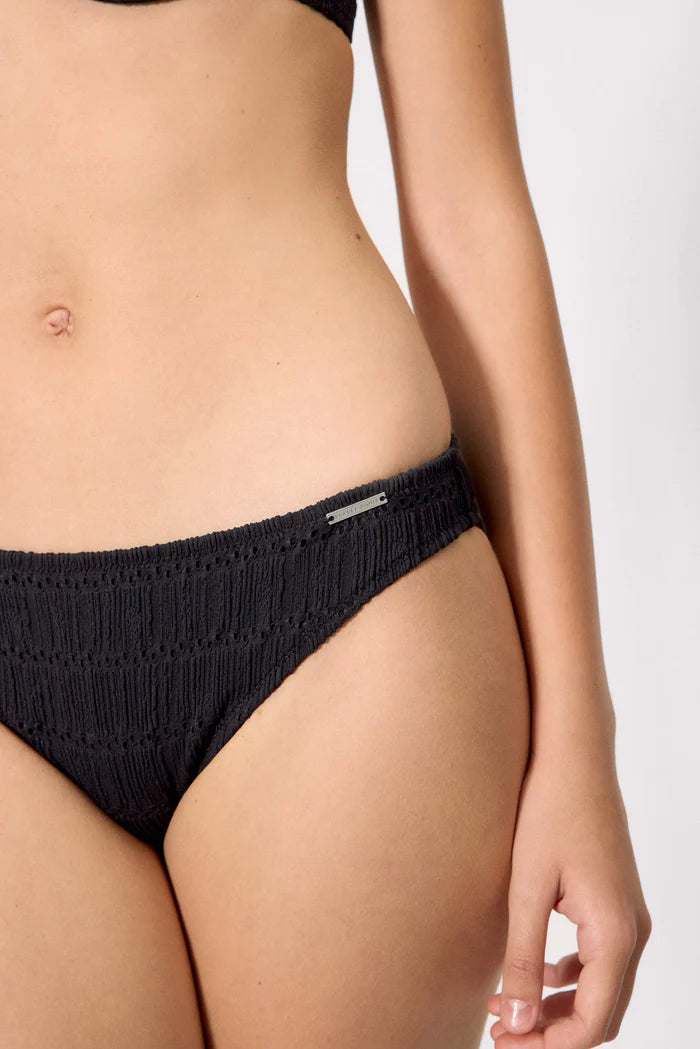 Braga bikini textura negro