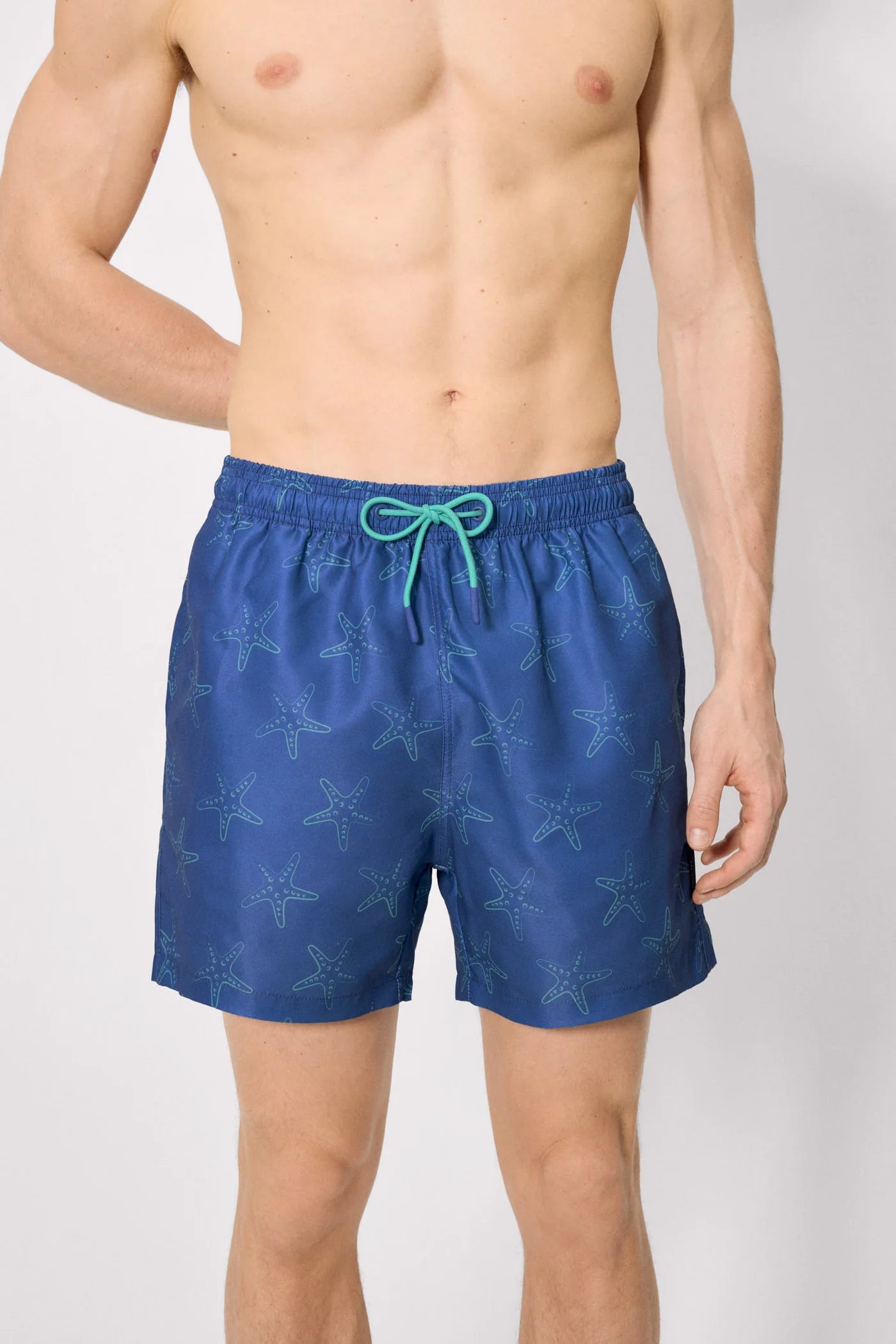 Bañador medio estampado estrellas
