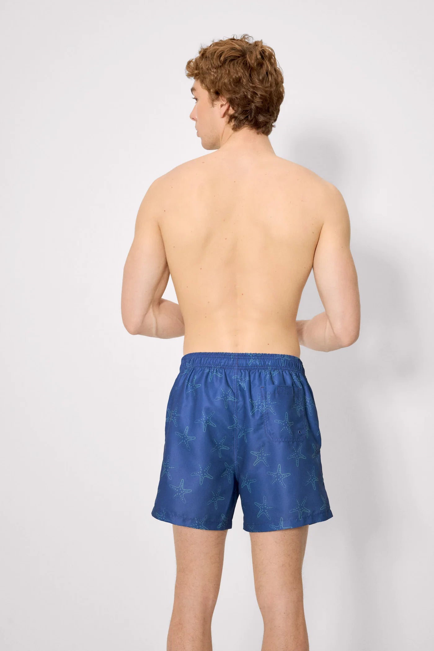 Bañador medio estampado estrellas