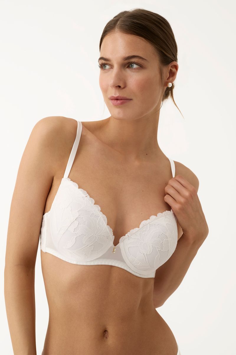 Sujetador push up blanco