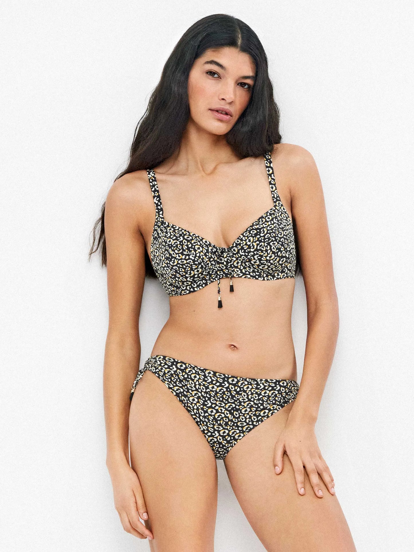 Braguita bikini alta estampado animal print