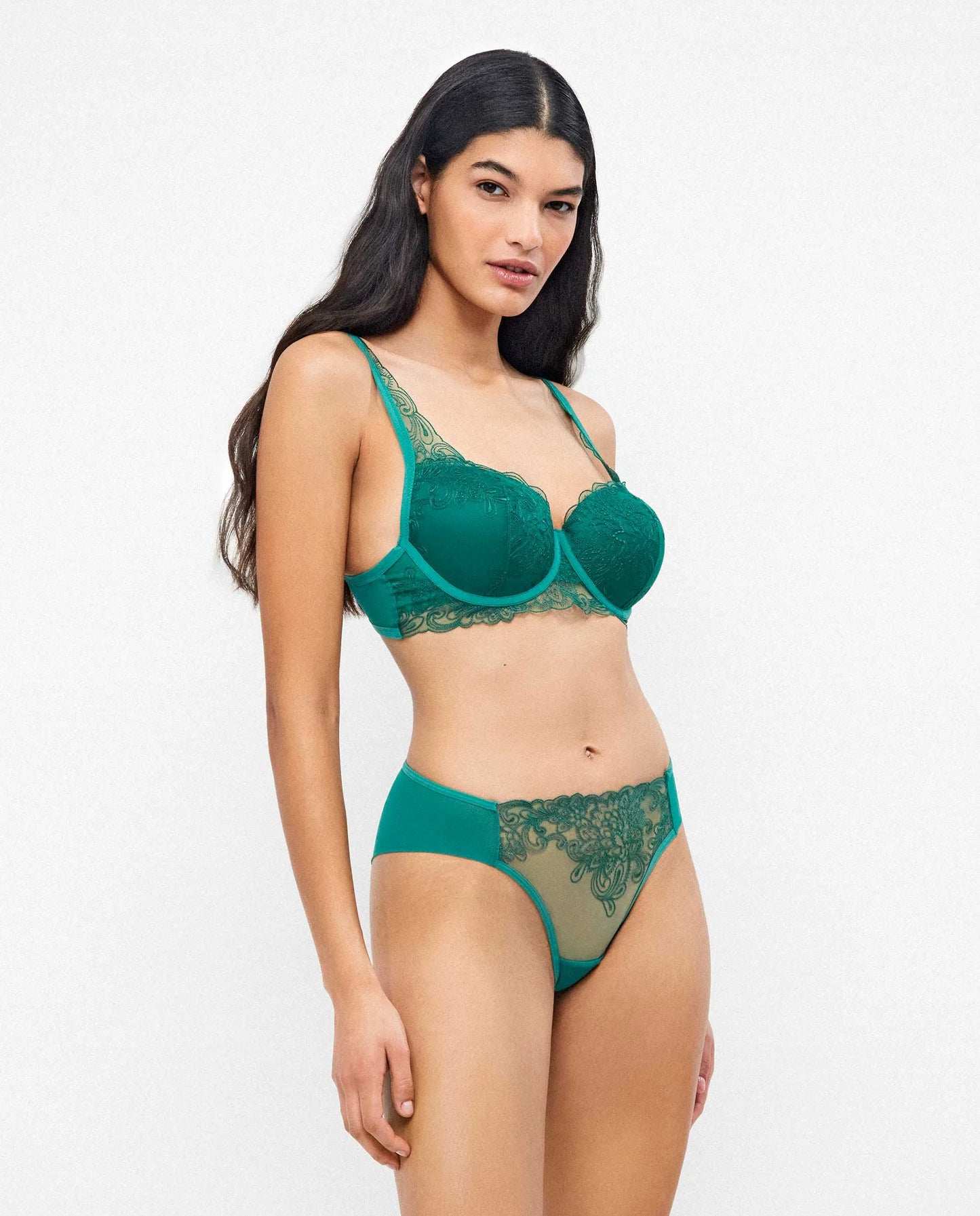 Sujetador capacidad bralette en tejido de encaje